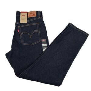 New Women's Levi's Wedgie Fit Jeans Size 30 NWT Button Fly Blue Dark Wash
